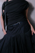 BROWN LABEL LEATHER GOODS SERPENT VOID BELT MATTE BLACK
