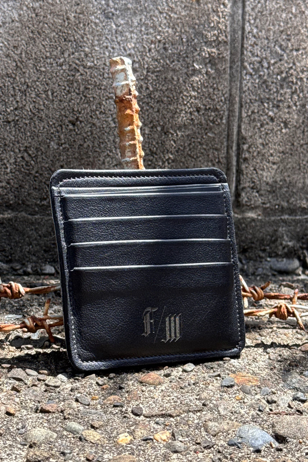 BROWN LABEL LEATHER GOODS PONY HAIR CARDHOLDER