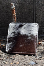 BROWN LABEL LEATHER GOODS PONY HAIR CARDHOLDER