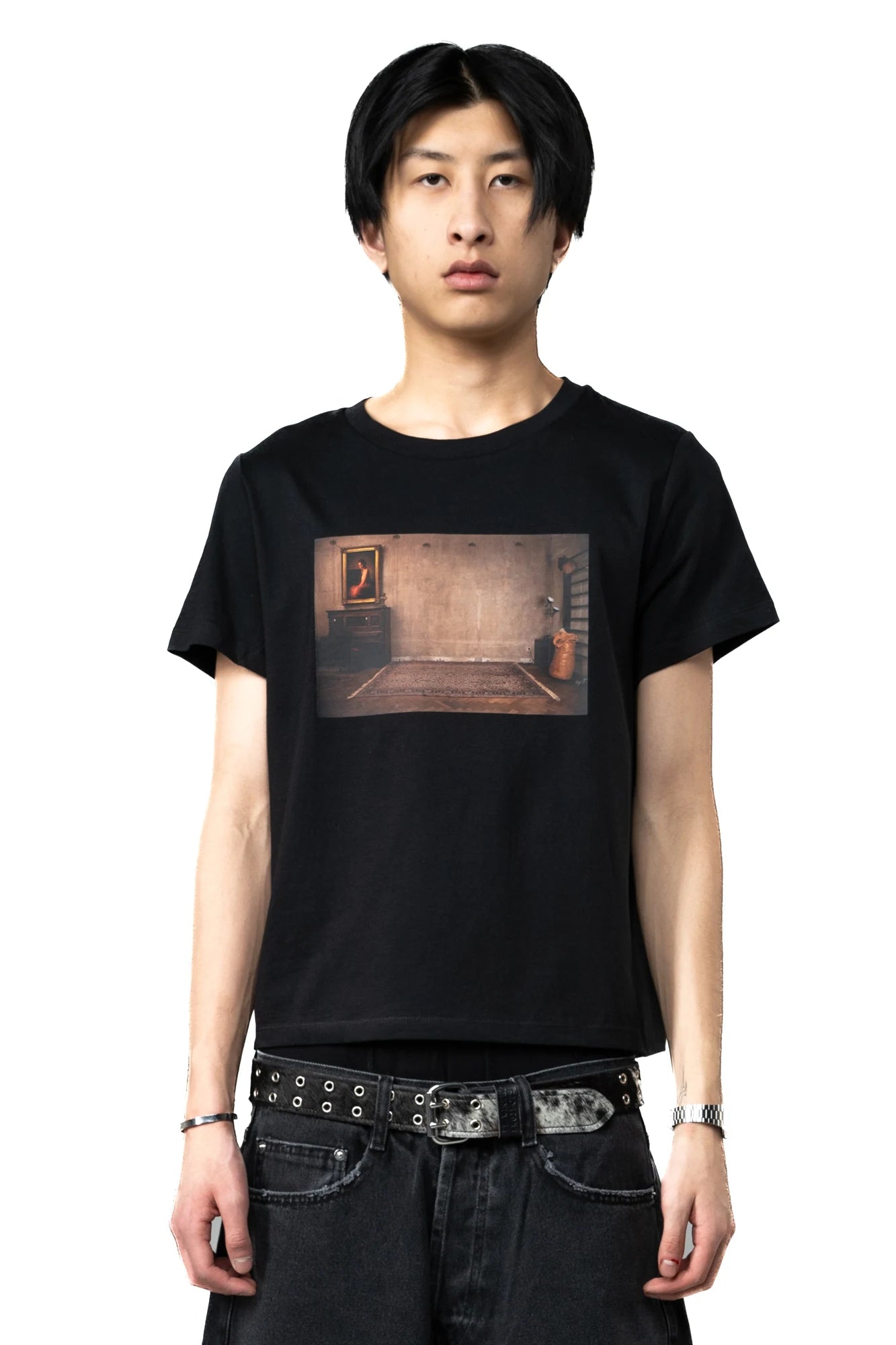 GREY LABEL PRINTED ART ROOM 1 T-SHIRT BLACK