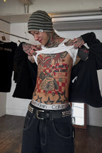 BROWN LABEL LEATHER GOODS RIVET BELT BLACK